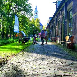 Kunstenaars aan de Herengracht te Almelo kleuren de herfst