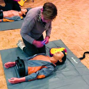 Cursus reanimatie/AED door EHBO-vereniging Denekamp