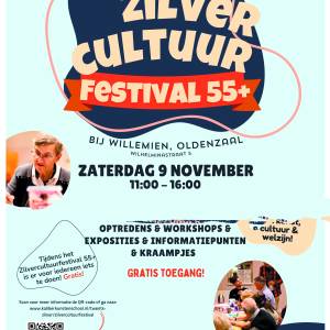 Oldenzaal viert kunst en cultuur op Zilvercultuurfestival 55+