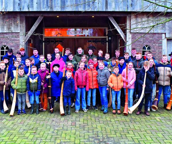 Gouden Hoorntje Voor Junior Midwinterhoorn Blazen Gewonnen Door