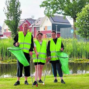 Familie Drees hengelt naar een schoner Oldenzaal