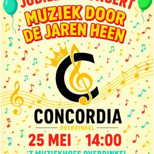 Muziekvereniging Concordia Overdinkel viert honderdjarig jubileum met feestelijk concert