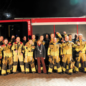 Brandweervrijwilligers vieren jubileum en nemen afscheid in Losser