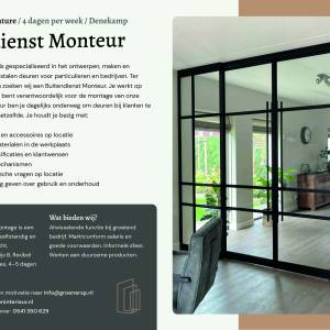 Vacature Groener stalen interieur