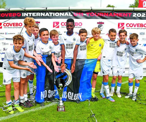 Club Brugge wint twaalfde editie van Covebo International U11 Tournament in Oldenzaal