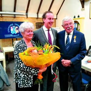 Bernard Schutte onderscheiden tot Ridder in de Orde van Oranje Nassau