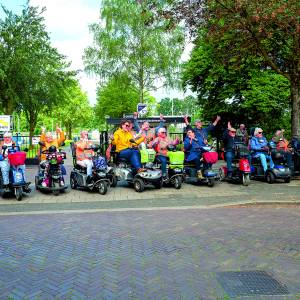 Black and White fietstocht 2024 groot succes