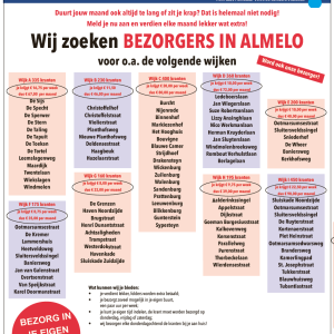 Drukkerij van Barneveld zoekt enthousiaste bezorgers voor Hallo Almelo!