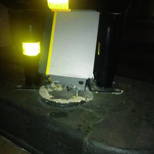Almelose parkeergarage Stadserf P1 vernield