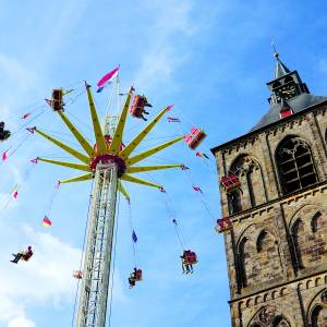 Kermis en zon zorgen voor vrolijke gezichten