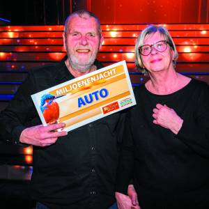 Frank uit Reutum wint splinternieuwe auto bij tv-show Miljoenenjacht