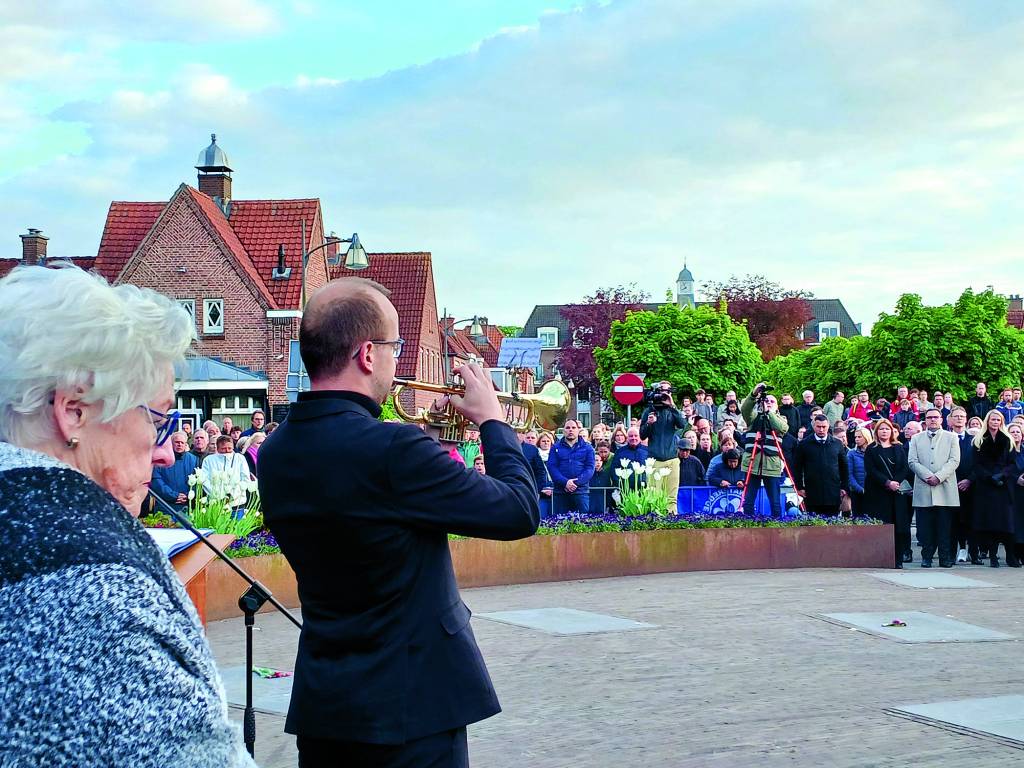 Martin Nieuwert op de trompet.