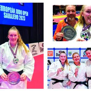 Judoka Carmen Dijkstra winnares zilver op de European Open in Sarajevo