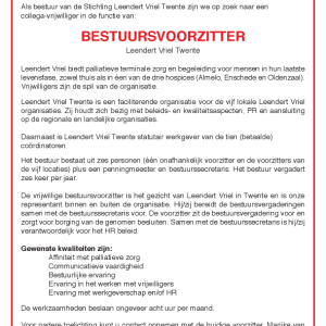 Vacature Leendert Vriel Twente