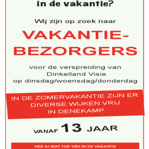 Vacature vakantiebezorgers