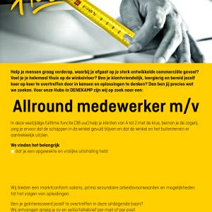 Vacature Hubo Denekamp