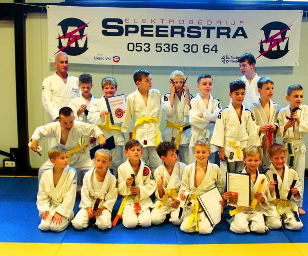 Judoka’s doen examen